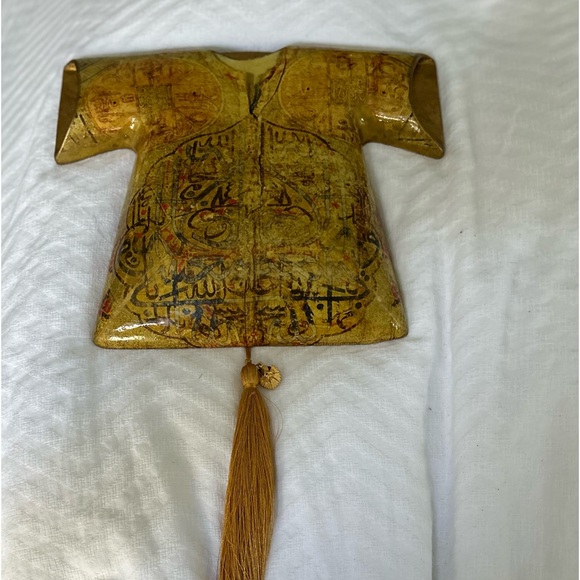 Ceramic Talisman shirt in mustard and gold - Picture 1 of 10